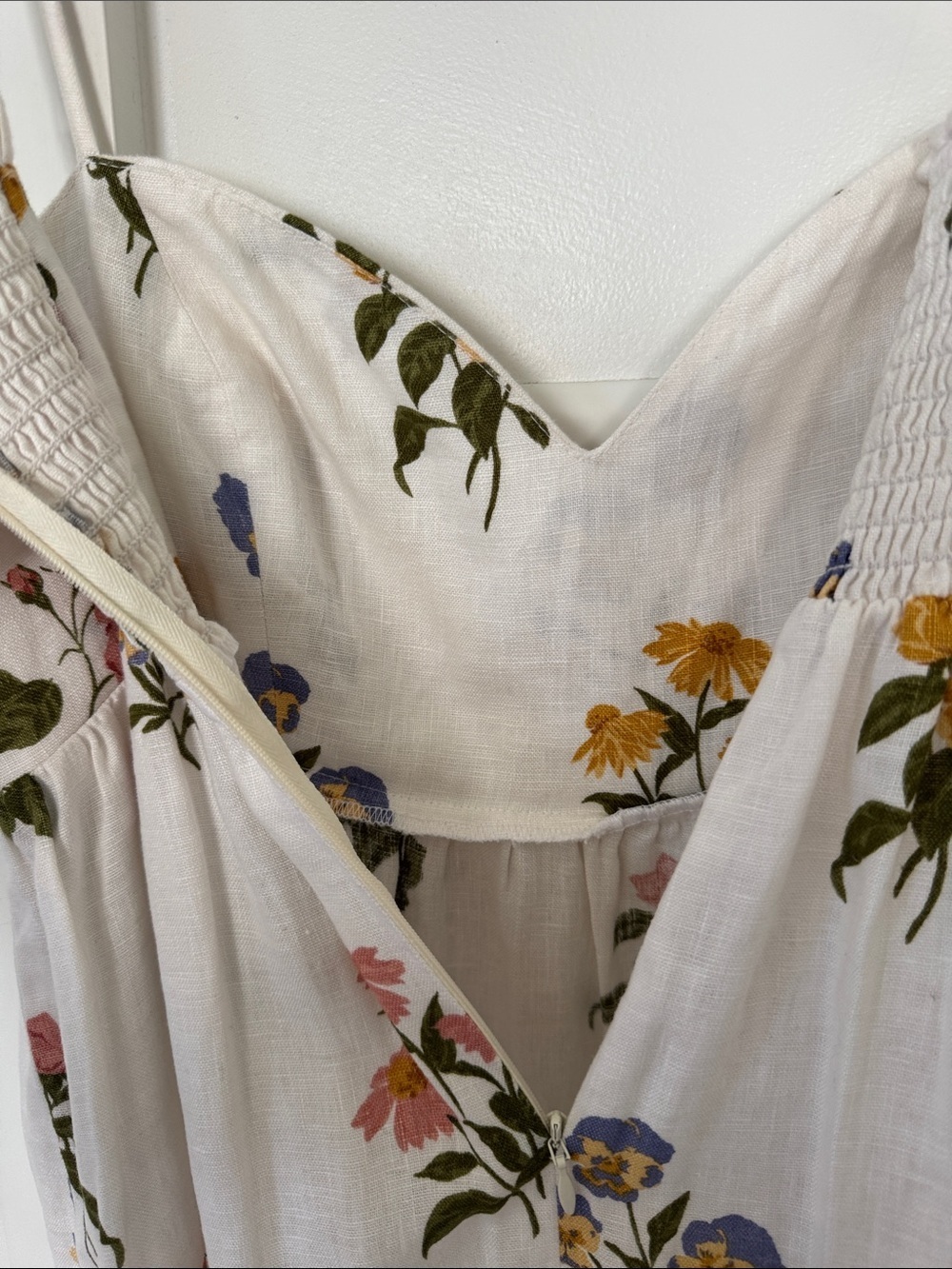 Reformation ‘Martin’ Linen Mini Dress Size 6 - Picture 10 of 13